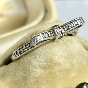 Bow Tie 925 Silver Ring